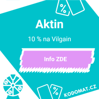 Aktin slevový kód: Sleva 10 % na vybrané produkty Vilgain - Náhled slevového kódu