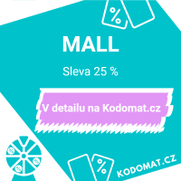 Mall slevový kód: Sleva 25 % - Náhled slevového kódu