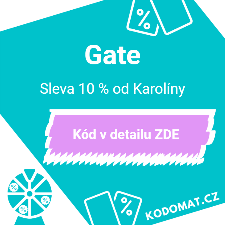 Slevový kód Gate.Shop: Sleva 10 % od Karolíny